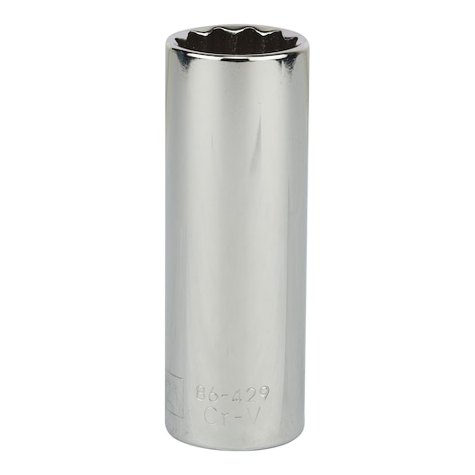 Dado/Cubo Largos Métrico 12 Pt. Enc. 1/2"- 21 mm