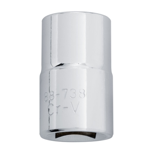 INDIVIDUAL SOCKET ON WHITE BACKGROUND FRONT VIEW