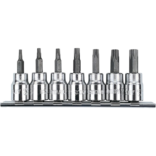 Juego de Dados Punta Torx® Encastre 3/8" 7 Piezas