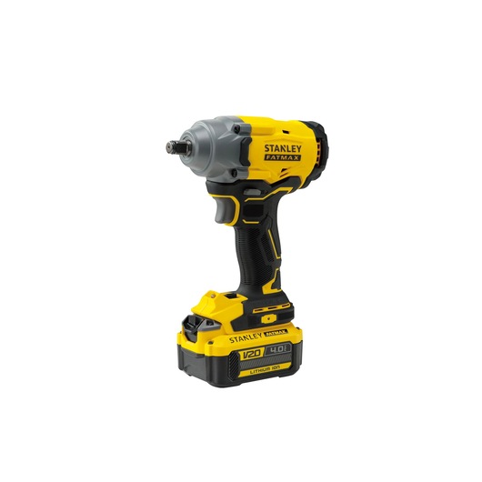 STANLEY SBW920 cordless impact wrench, yellow and black, front angle on white background.