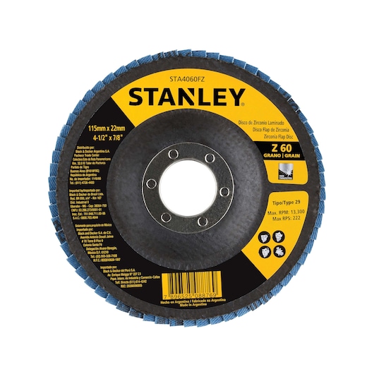 DISCO FLAP 4.5" x 7/8" (115 x 22,23 mm) GRANO 60