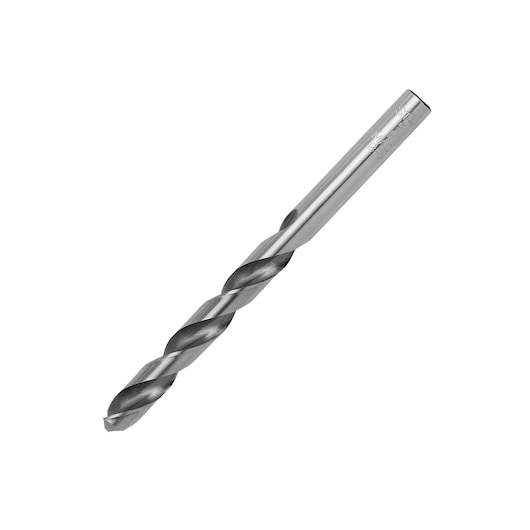 DRILL BIT ON WHITE BACKGROUND SIDE VIEW