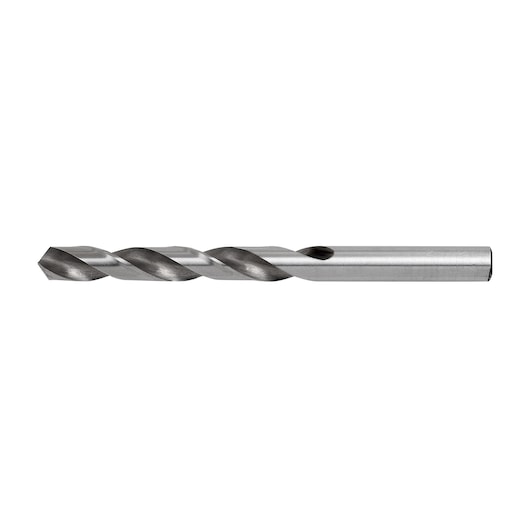 DRILL BIT ON WHITE BACKGROUND HORIZONTAL VIEW