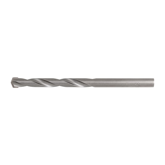 DRILL BIT ON WHITE BACKGROUND HORIZONTAL VIEW