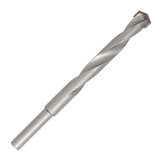 STANLEY STA53114C masonry drill bit, silver, side angle on white background.