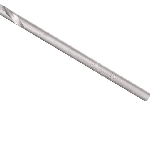 STANLEY STA56080C metal drill bit, straight view, silver finish, product photography on white background.
