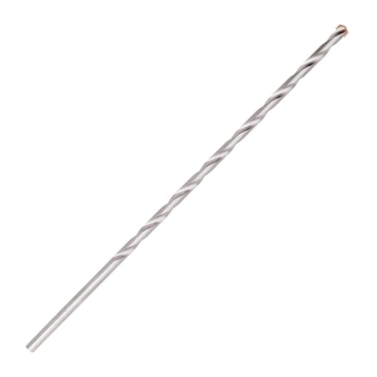 DRILL BIT ON WHITE BACKGROUND SIDE VIEW
