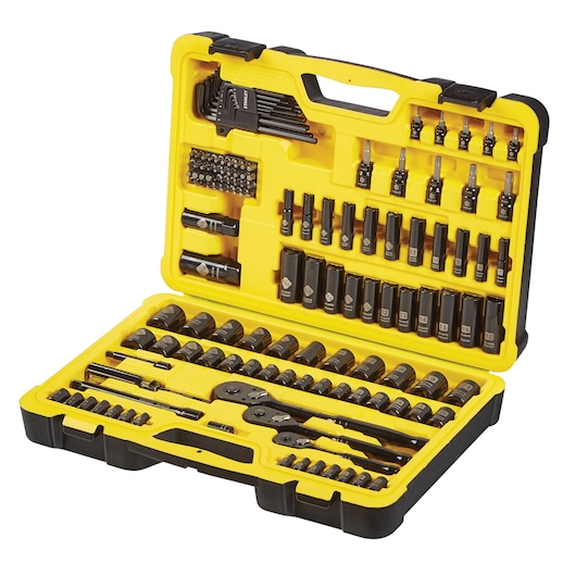 Professional Grade Black Chrome Socket Set (150 pc)