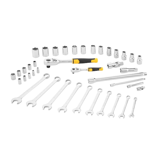 MECHANIC HAND TOOLS SET STANLEY  WHITE BACKGROUND SHOT 