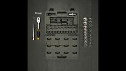 Video SERRAGE Coffret de douilles 1-2 jeu de 24 pcs STMT82830-1